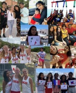 A collage of various groups of people in different settings, including casual gatherings, travel, and team photos, showcasing diverse moments of interaction and activities.