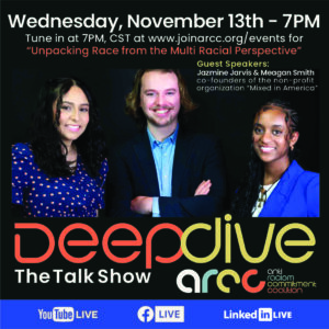 feature image of deepdive talkshow event about unpacking race from a multi-racial perspective